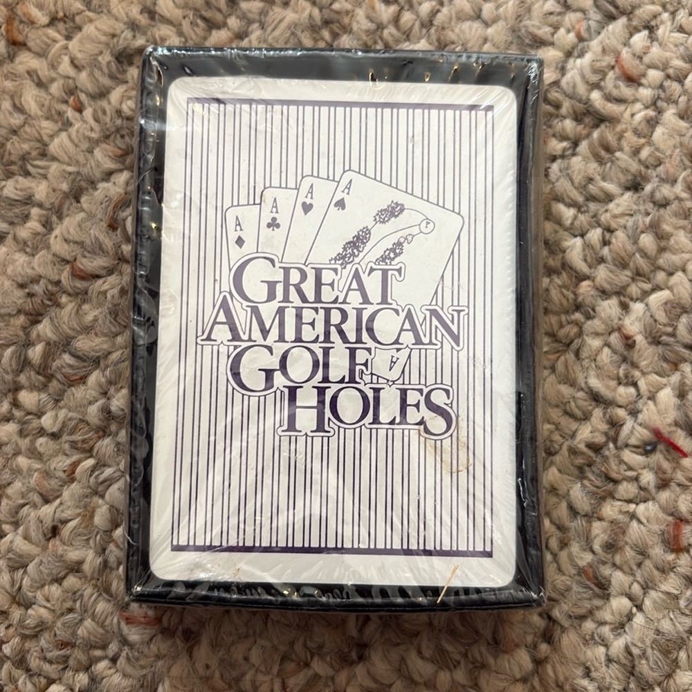 ⛳️ Great American Golf Holes ICI PAINT Playing Cards  DEADSTOCK  🏌🏼‍♂️FUN